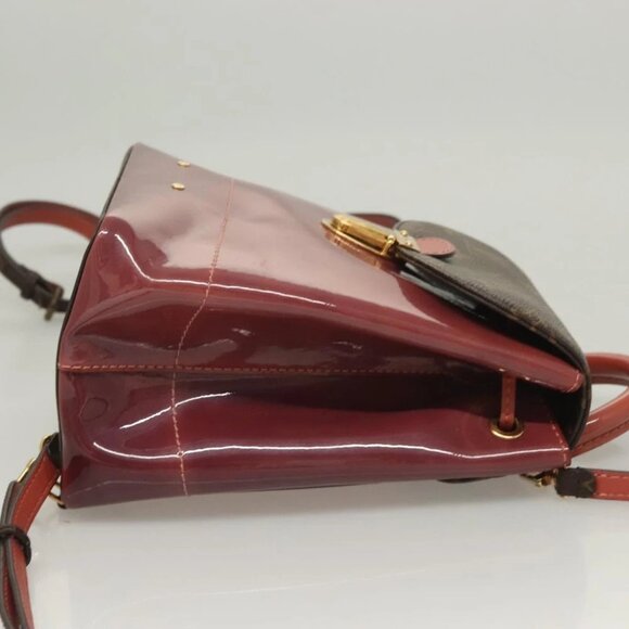 LOUIS VUITTON Monogram Vernis Hot Springs Backpack Pink - Picture 5 of 15